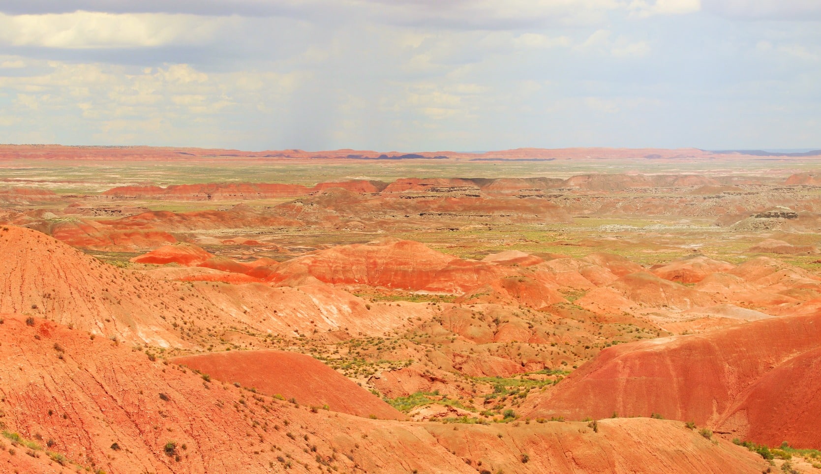 landscape view of the painted desert