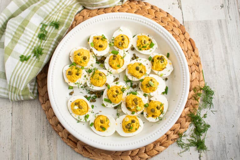 Easy Deviled Eggs with Curry and Dill Recipe