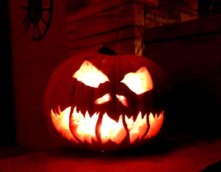 Halloween Jack-O-Lantern Composting