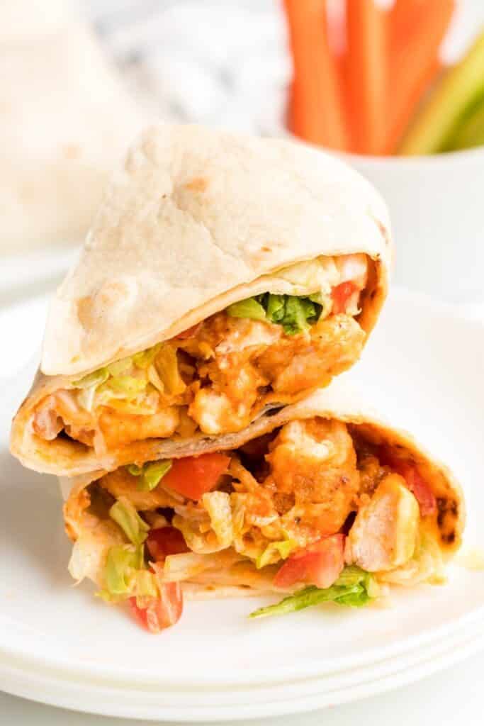 buffalo ranch chicken wrap