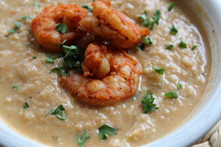 Best Low Carb Cauliflower Shrimp Bisque