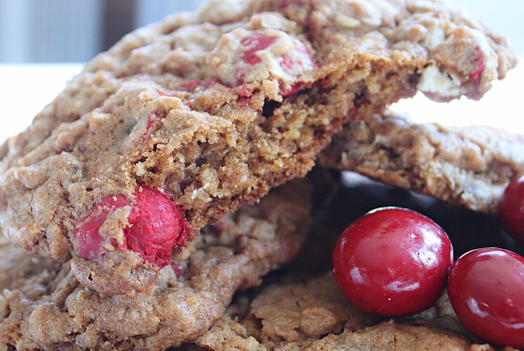 closeup of cookies