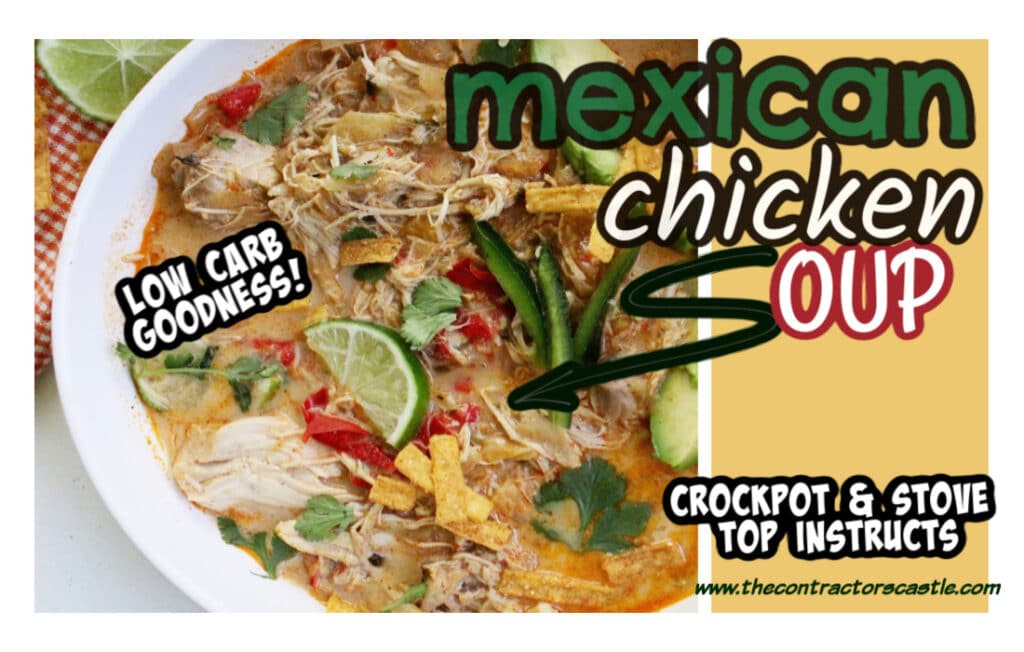 facebook mexican chicken soup low carb goodness