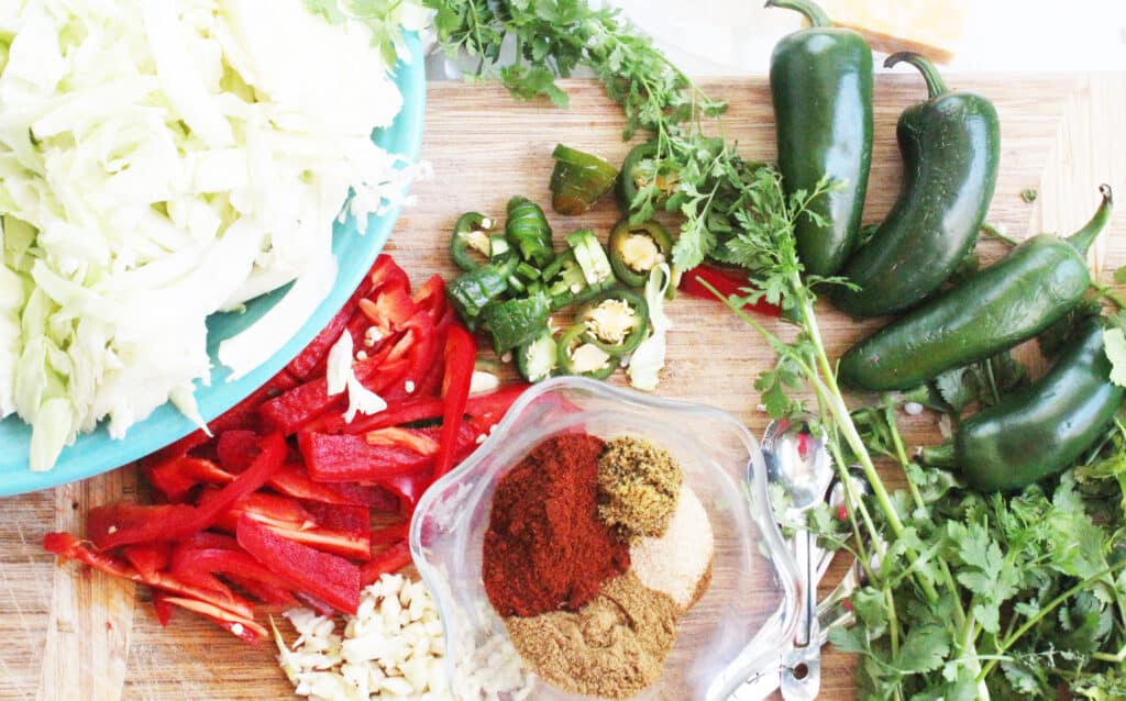 ingredients for mexican chicken soup