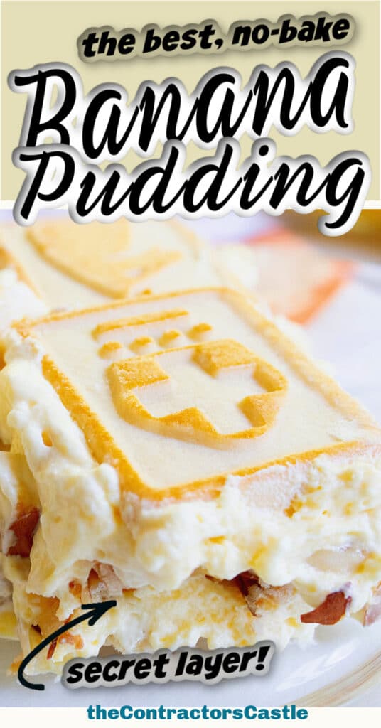 easy no bake banana pudding pin