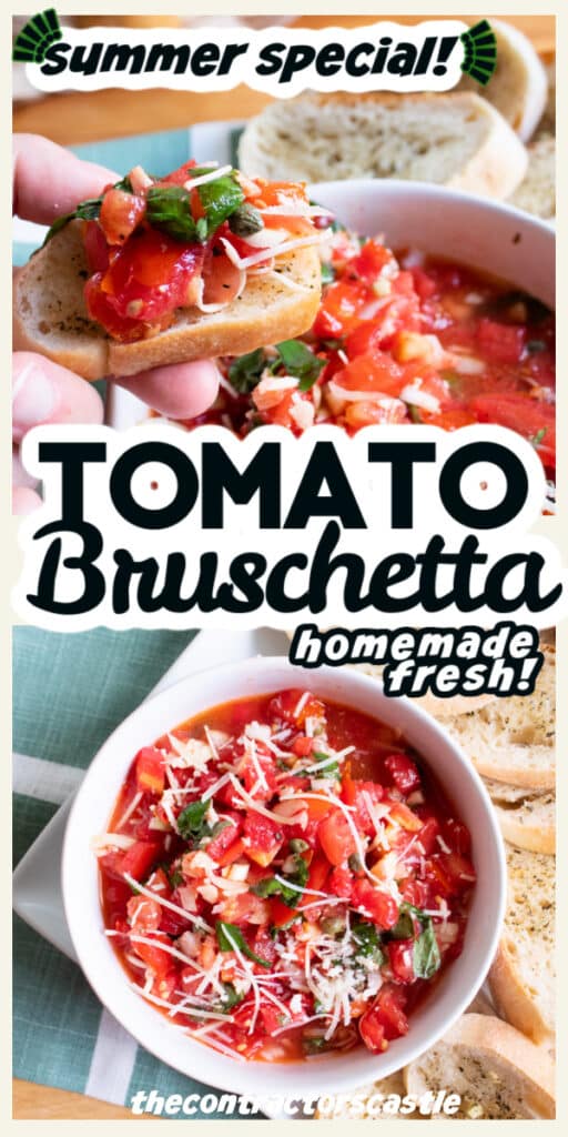 2 pic pin of bruschetta close up summer special