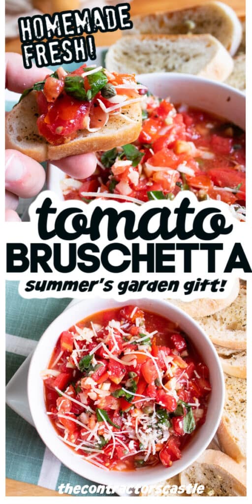 tomato bruschetta summers garden gift