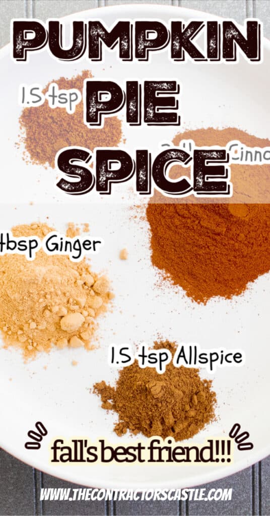 pumpkin pie spice pinterest pin