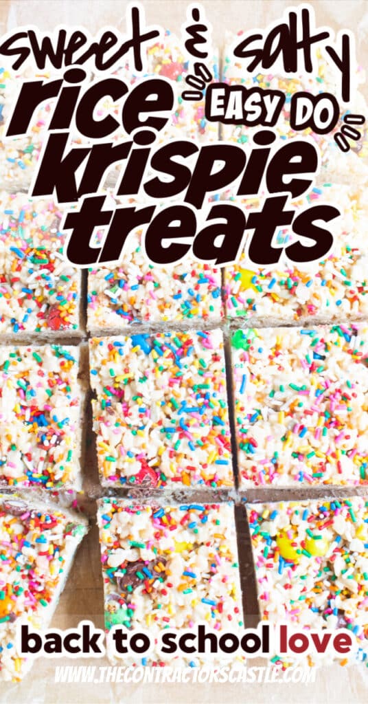 sweet and salty rice krispie treats