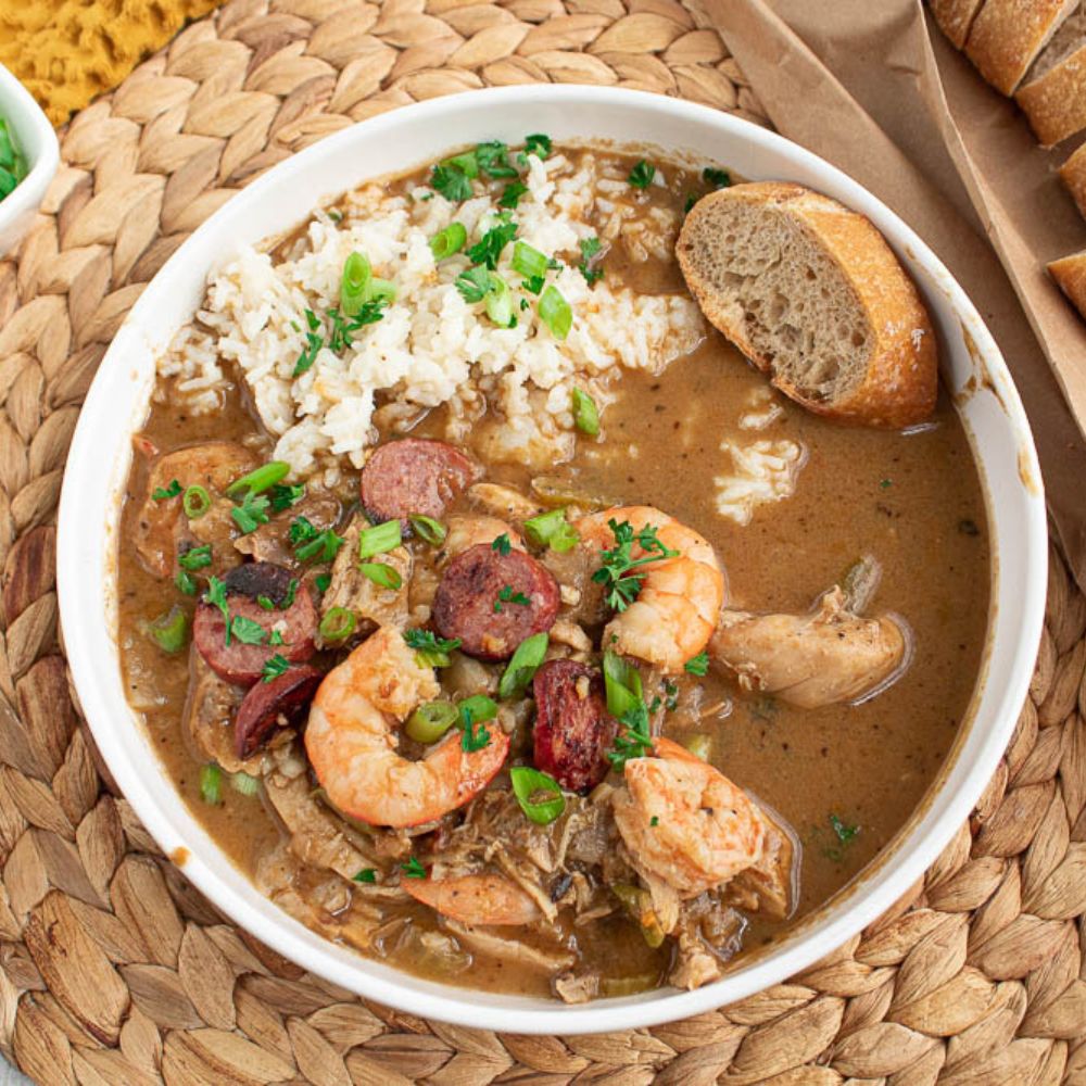 Best Southern Chicken Sausage Shrimp Gumbo